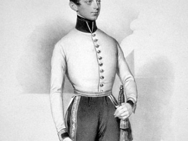 Arcivévoda Vilém František Rakousko-těšínský (1827–1894). Litografie Josefa Kriehubera z roku 1843.